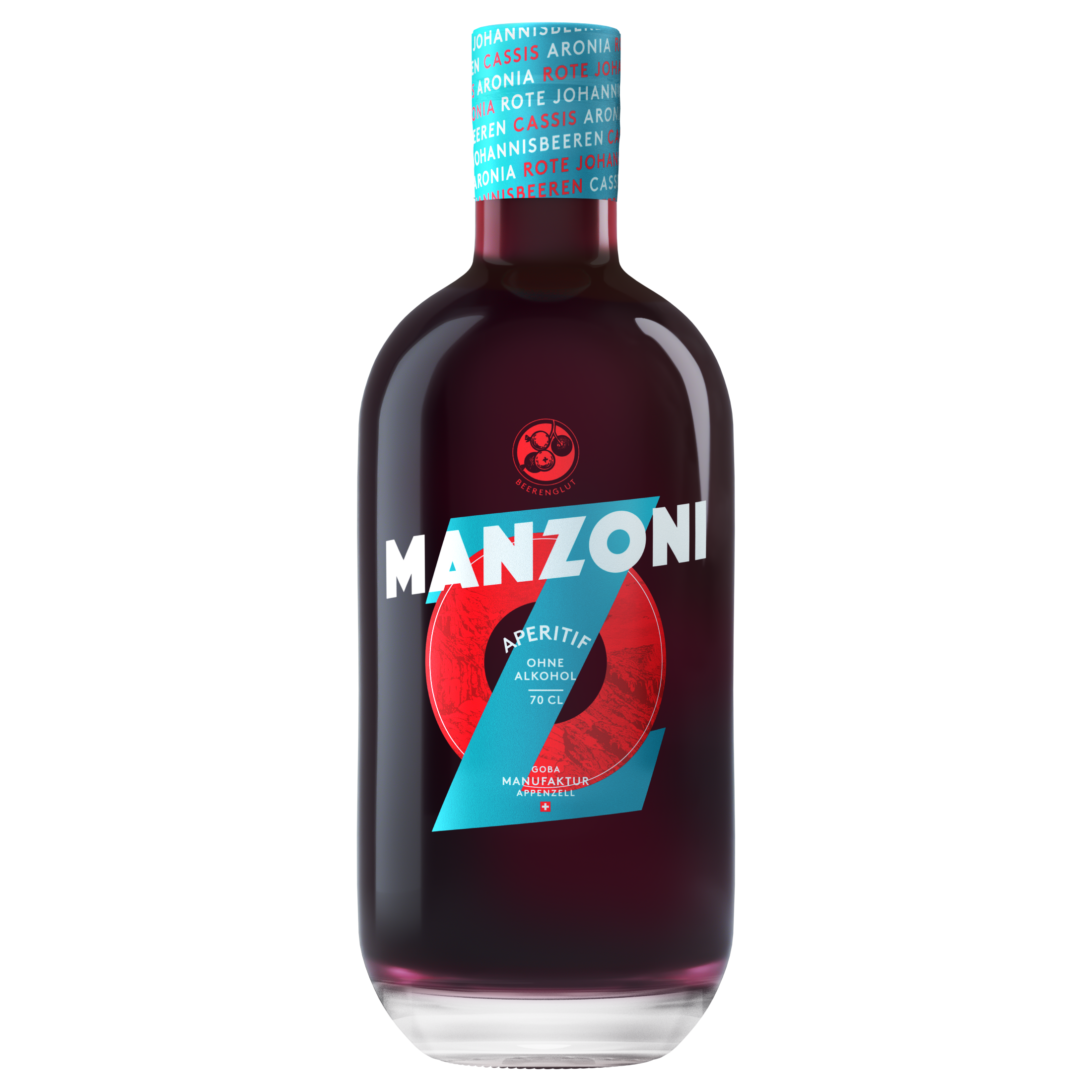 Manzoni - die Beerenglut alkoholfreier Aperitif
